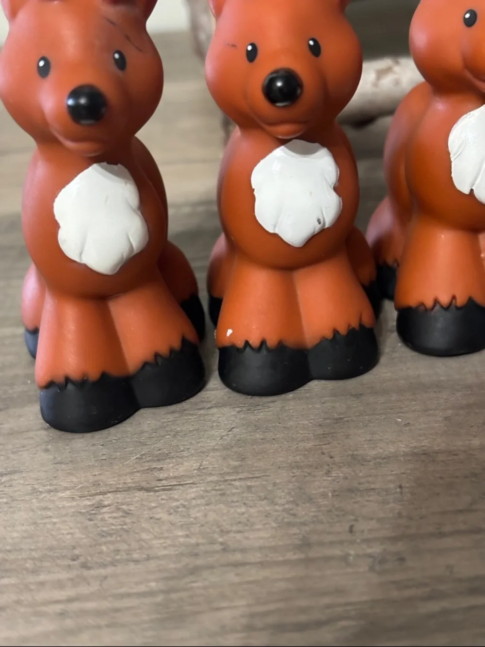 VINTAGE FISHER PRICE TWAS THE NIGHT BEFORE CHRISTMAS SET OF 8 REINDEER ONLY 2004